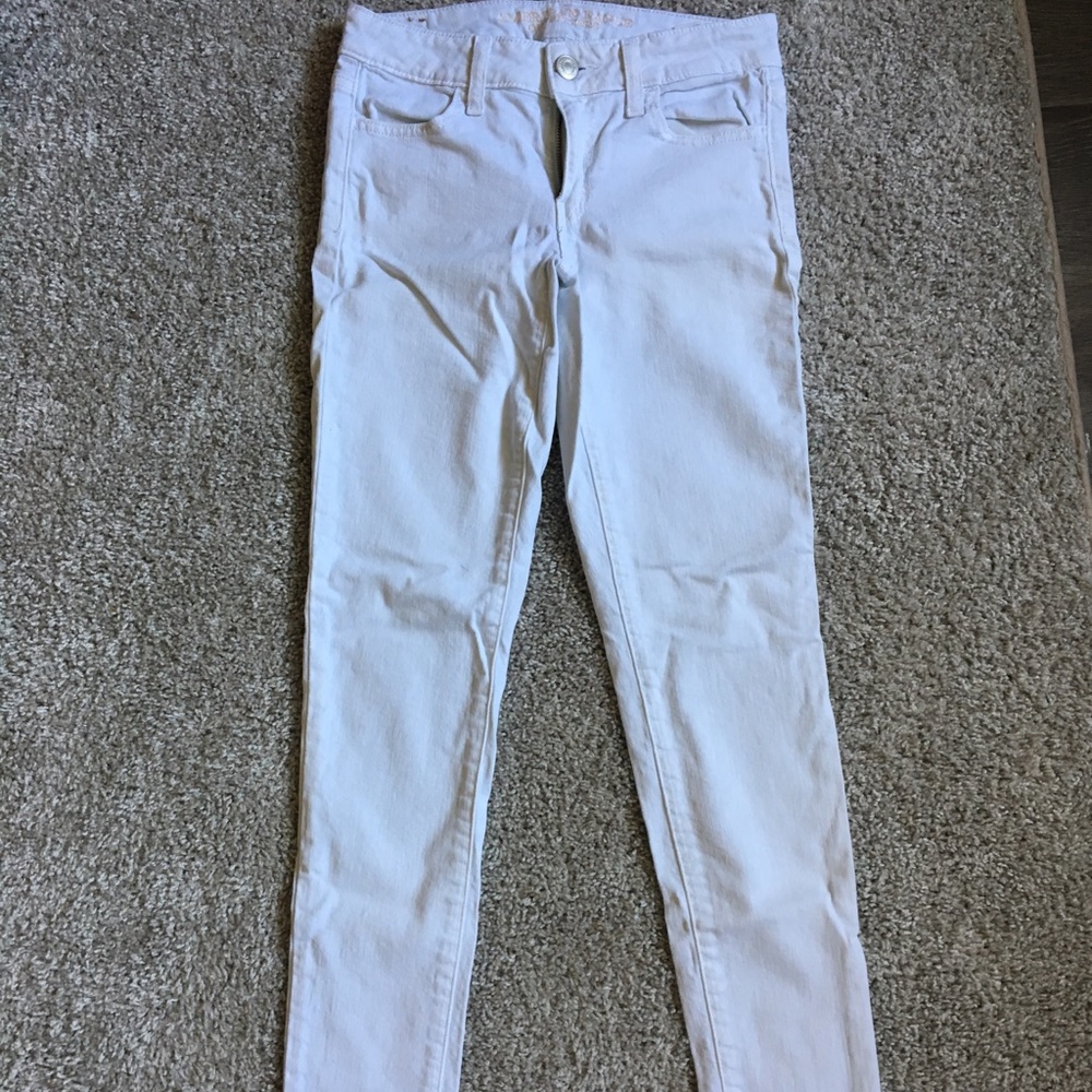 American Eagle Jeggings, white